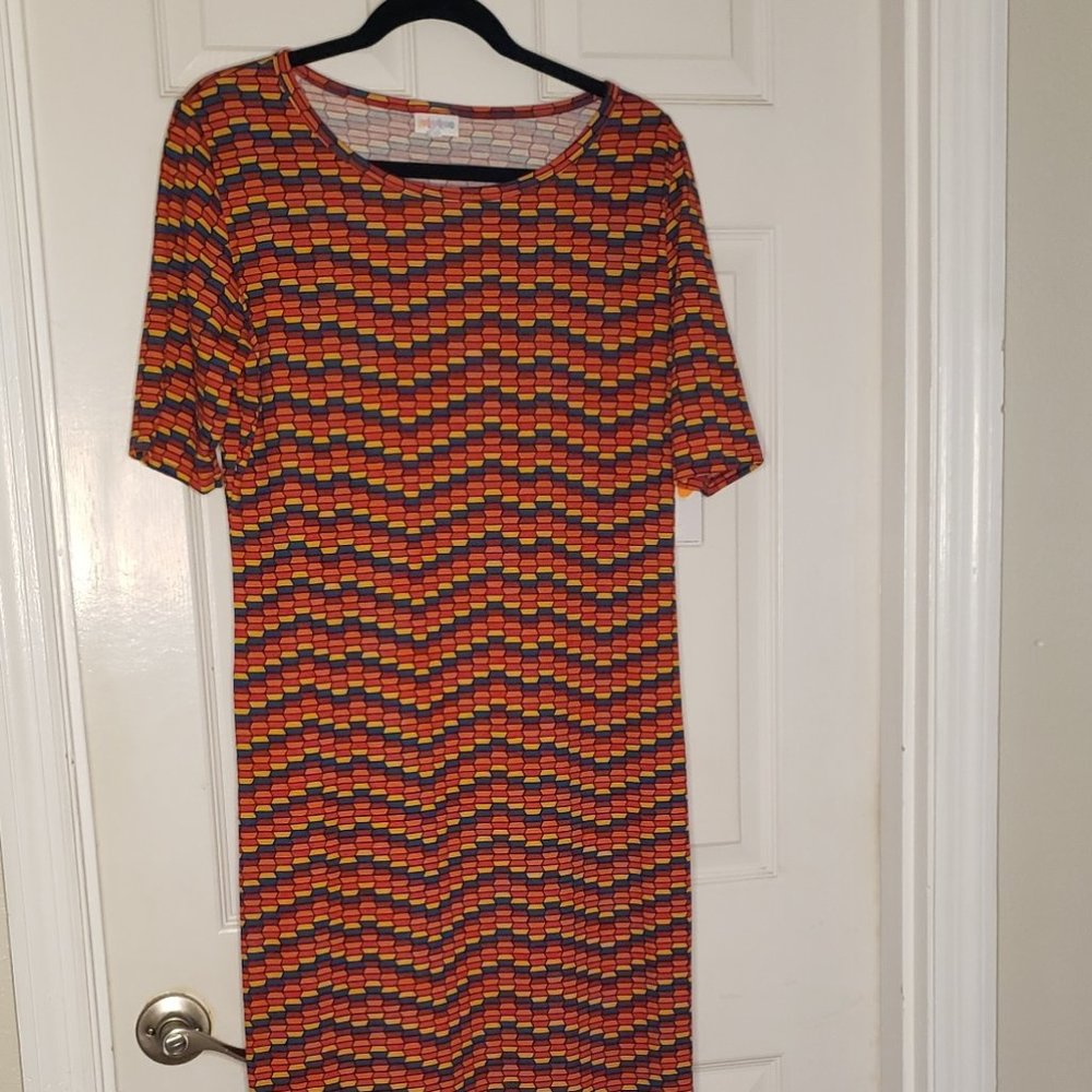 LuLaRoe Dress Julia Size Large